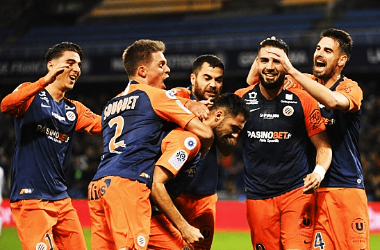 包含蒙彼利埃在客场击败对手，晋级积分榜前列的词条